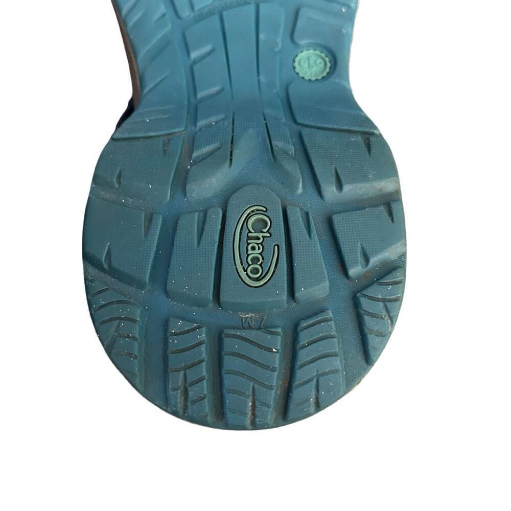 Chaco Z Cloud X2 Toe Strap Classic Sandals Blue Size 7 - Picture 10 of 10